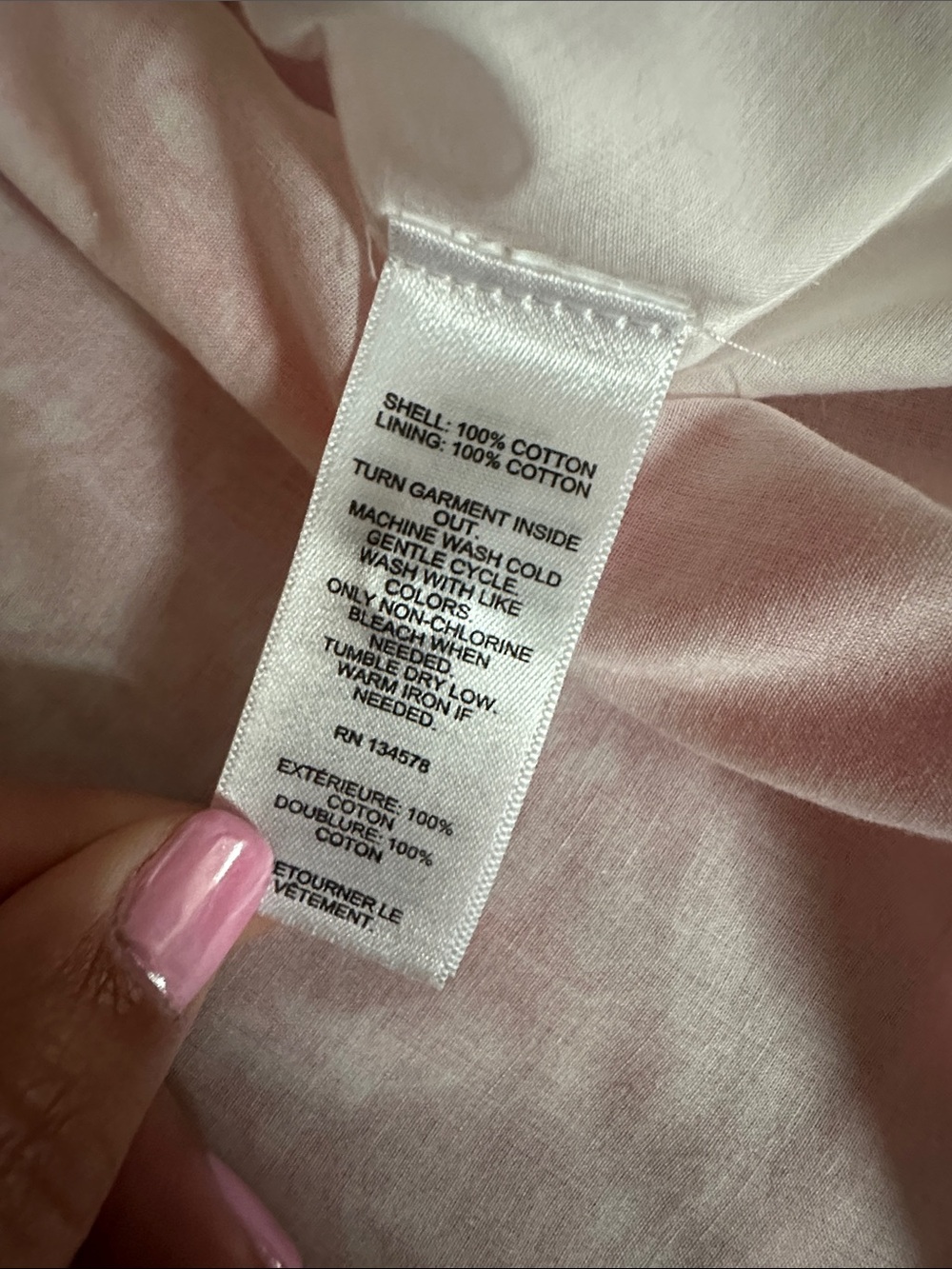 Vineyard Vines Pink Mini Tiered Cotton Dress L Resortwear Lightweight Coastal - Picture 10 of 10
